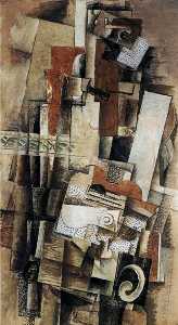 Georges Braque - Man with a Guitar