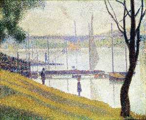 Georges Pierre Seurat - The Pont de Courbevoie
