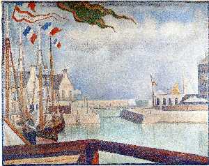 Georges Pierre Seurat - Sunday at Port-en-Bessin