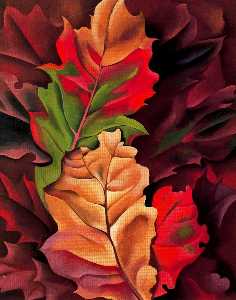Georgia Totto O-keeffe - Autumn Leaves
