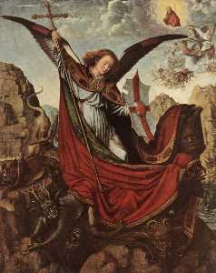 Gerard David - Altar of Archangel Michael