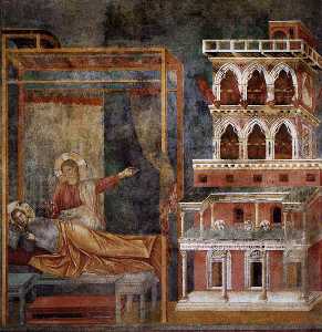 Giotto Di Bondone - Dream of the Palace