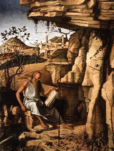 Giovanni Bellini - St. Jerome in the Desert