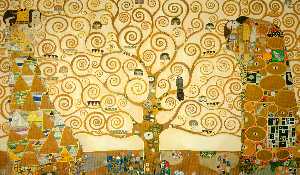 Gustave Klimt - The Tree of Life, Stoclet Frieze