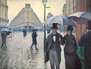 Gustave Caillebotte - Paris, a Rainy Day