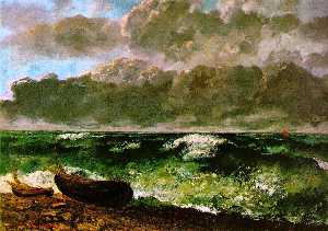 Gustave Courbet - The Stormy Sea