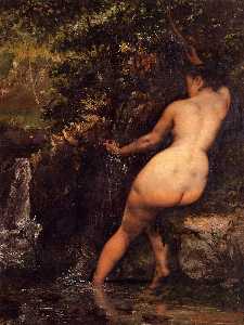 Gustave Courbet - The Source (Bather at the Source)