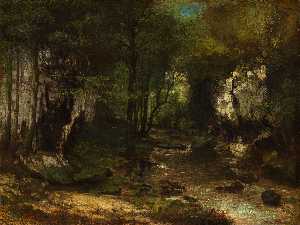 Gustave Courbet - The Stream