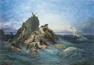 Paul Gustave Doré - The Oceanides