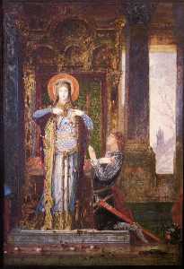 Gustave Moreau - St. Elisabeth of Hungary (The Miracle of the Roses)