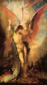 Gustave Moreau - St. Sebastian and the Angel