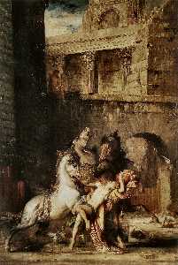 Gustave Moreau - Diomedes Being Eaten by his Horses