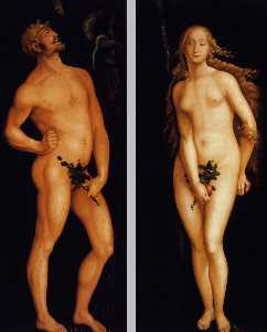 Hans Baldung - Adam and Eve