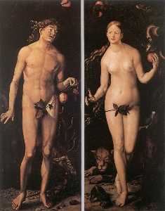 Hans Baldung - Adam and Eve