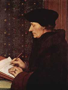 Hans Holbein The Younger - Portrait of Desiderius Erasmus
