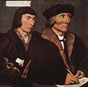 Hans Holbein The Younger - Thomas Godsalve of Norwich and his son, John