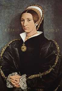 Hans Holbein The Younger - Portrait of Catarina Howard