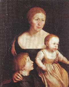 Hans Holbein The Younger - Charity (The Family of the Artist)