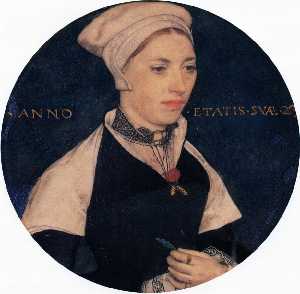 Hans Holbein The Younger - Mrs. Pemberton