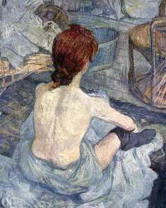 Henri De Toulouse Lautrec - Woman at Her Toil