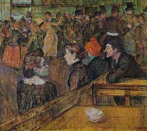 Henri De Toulouse Lautrec - Ball at the Moulin de la Galette
