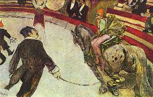 Henri De Toulouse Lautrec - At the Circus Fernando, the rider