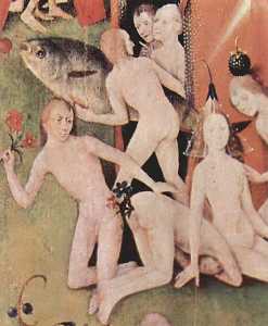 Hieronymus Bosch - The Garden of Earthly Delights (detail) (8)