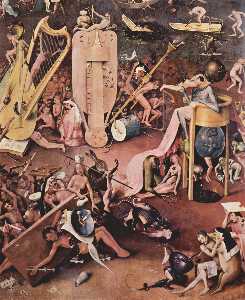 Hieronymus Bosch - The Garden of Earthly Delights (detail) (9)