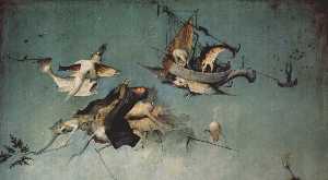 Hieronymus Bosch - The Temptation of St. Anthony (detail)