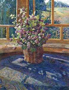 Igor Emmanuilovich Grabar - Bouquet of clover on the window