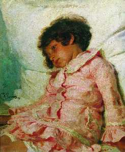 Ilya Yefimovich Repin - Portrait of Nadya Repina
