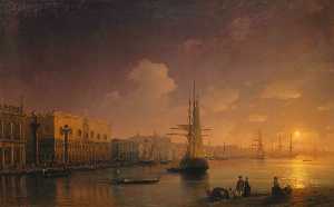 Ivan Aivazovsky - Venetian Night