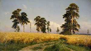 Ivan Ivanovich Shishkin - The Field of Wheat