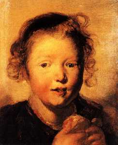 Jacob Jordaens - Child-s head