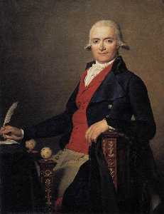 Jacques Louis David - Gaspard Meyer or The Man in the Red Waistcoat