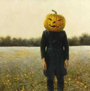 Jamie Wyeth - Pumpkinhead - Self-Portrait