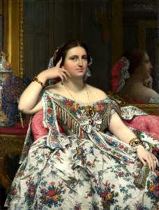 Jean Auguste Dominique Ingres - Portrait of Madame Moitessier Sitting
