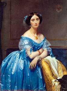 Jean Auguste Dominique Ingres - Portrait of the Princesse de Broglie