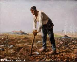 Jean-François Millet - The Man with the Hoe