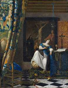 Johannes Vermeer - Allegory on Faith