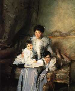 John Singer Sargent - Mrs Knowles and her Children