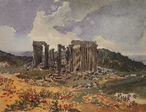 Karl Pavlovich Bryullov - Temple of Apollo in Phigalia