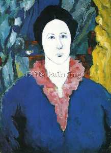 Kazimir Severinovich Malevich - Blue Portrait