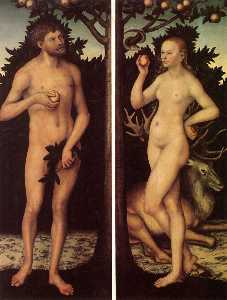 Lucas Cranach The Elder - Adam and Eve (8)