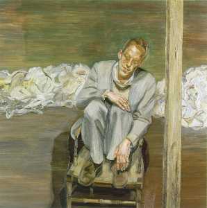 Lucian Freud - Red Haired Man on a Chair