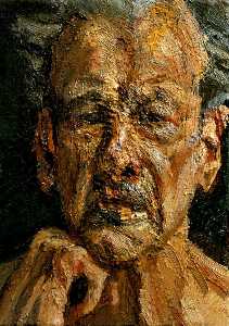 Lucian Freud - Self-Portrait, Reflection
