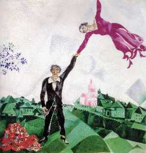 Marc Chagall - The Promenade