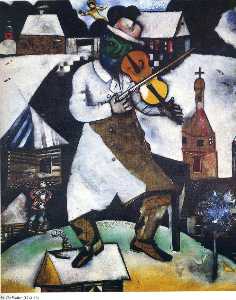 Marc Chagall - The Fiddler