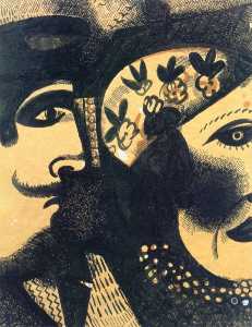 Marc Chagall - Two Heads