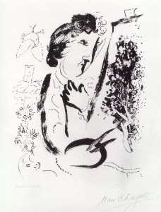 Marc Chagall - In Front of the Picture